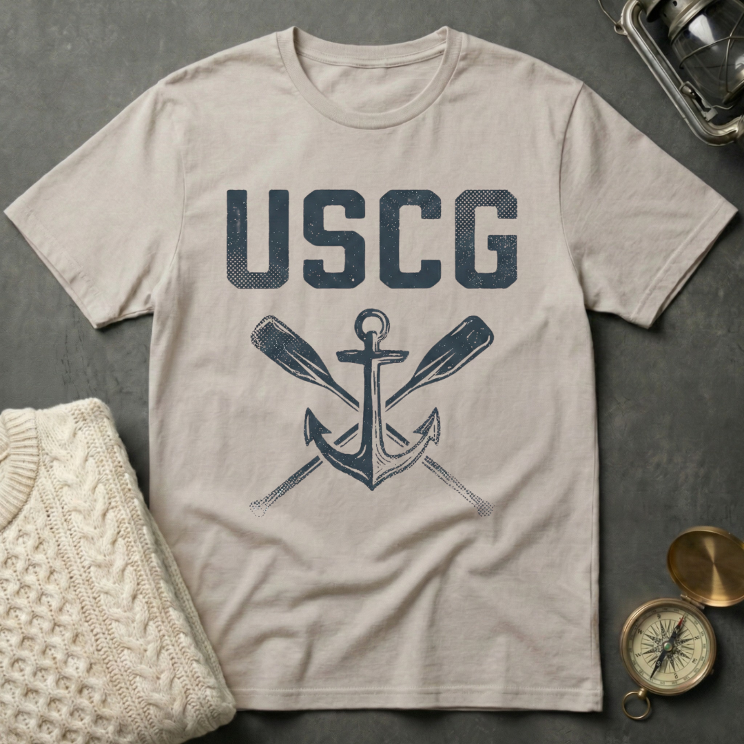 USCG - Oars & Anchor T-Shirt