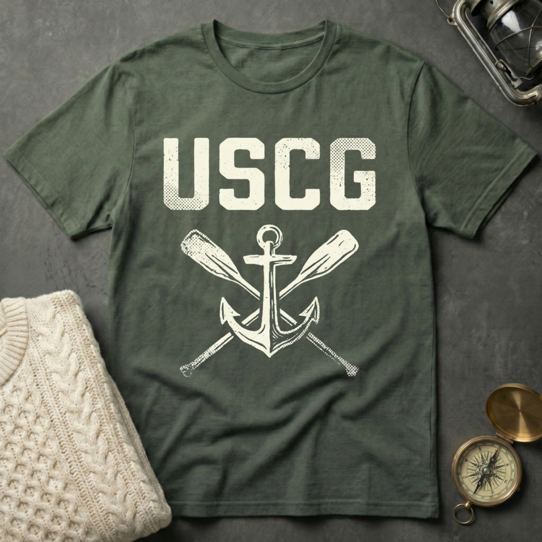USCG - Oars & Anchor T-Shirt