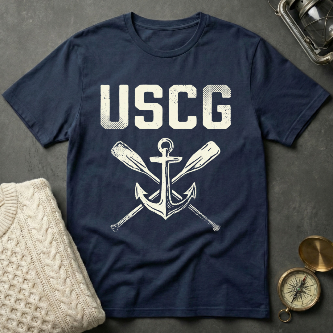 USCG - Oars & Anchor T-Shirt
