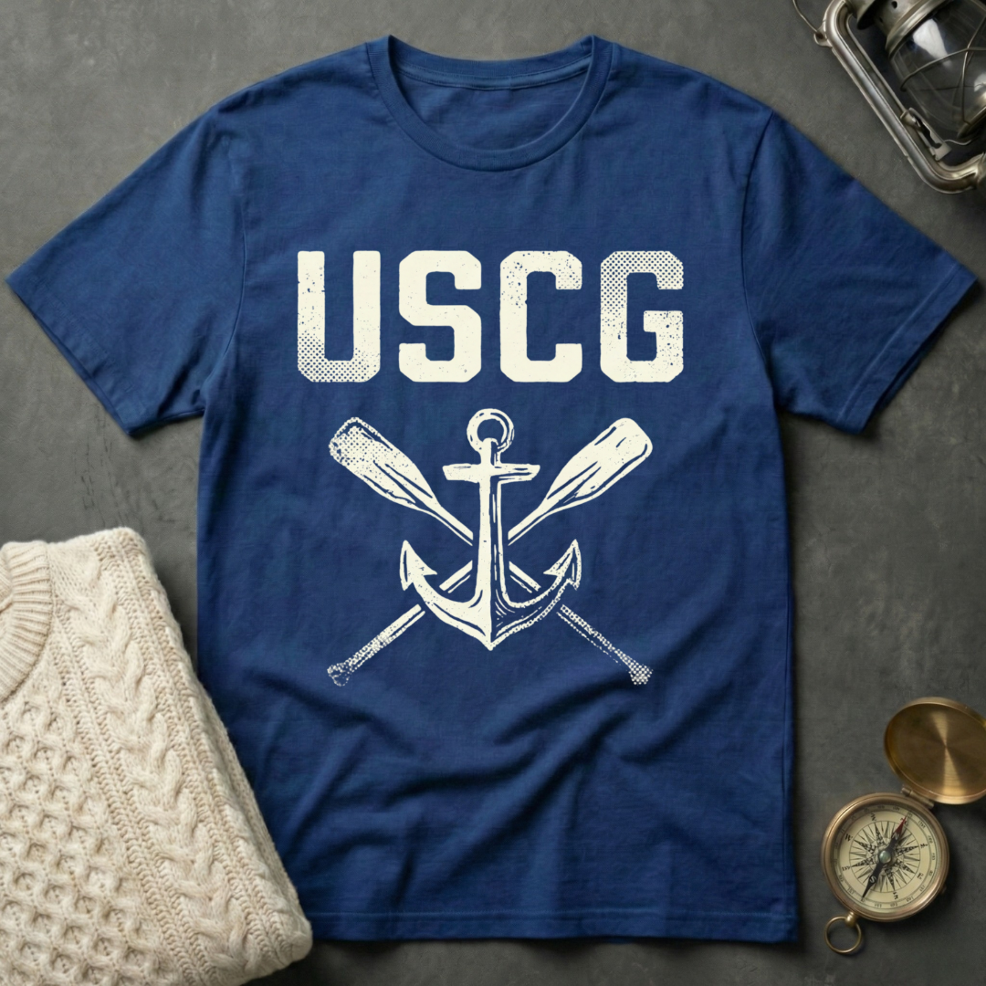 USCG - Oars & Anchor T-Shirt