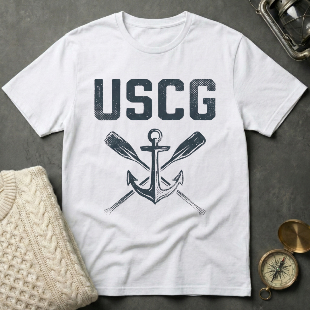 USCG - Oars & Anchor T-Shirt