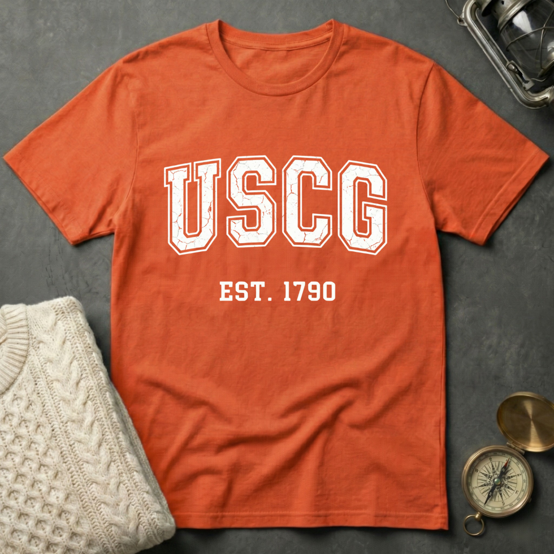 USCG · Est. 1790 - Varsity T-Shirt
