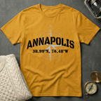 US Naval Academy Coordinates T-Shirt