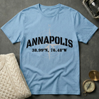 US Naval Academy Coordinates T-Shirt