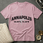 US Naval Academy Coordinates T-Shirt