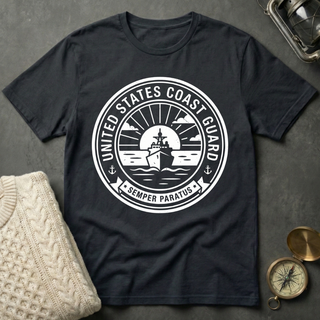 United States Coast Guard · Semper Paratus - Emblem T-Shirt
