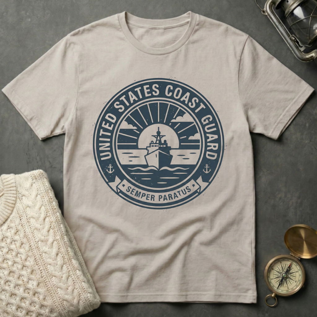 United States Coast Guard · Semper Paratus - Emblem T-Shirt