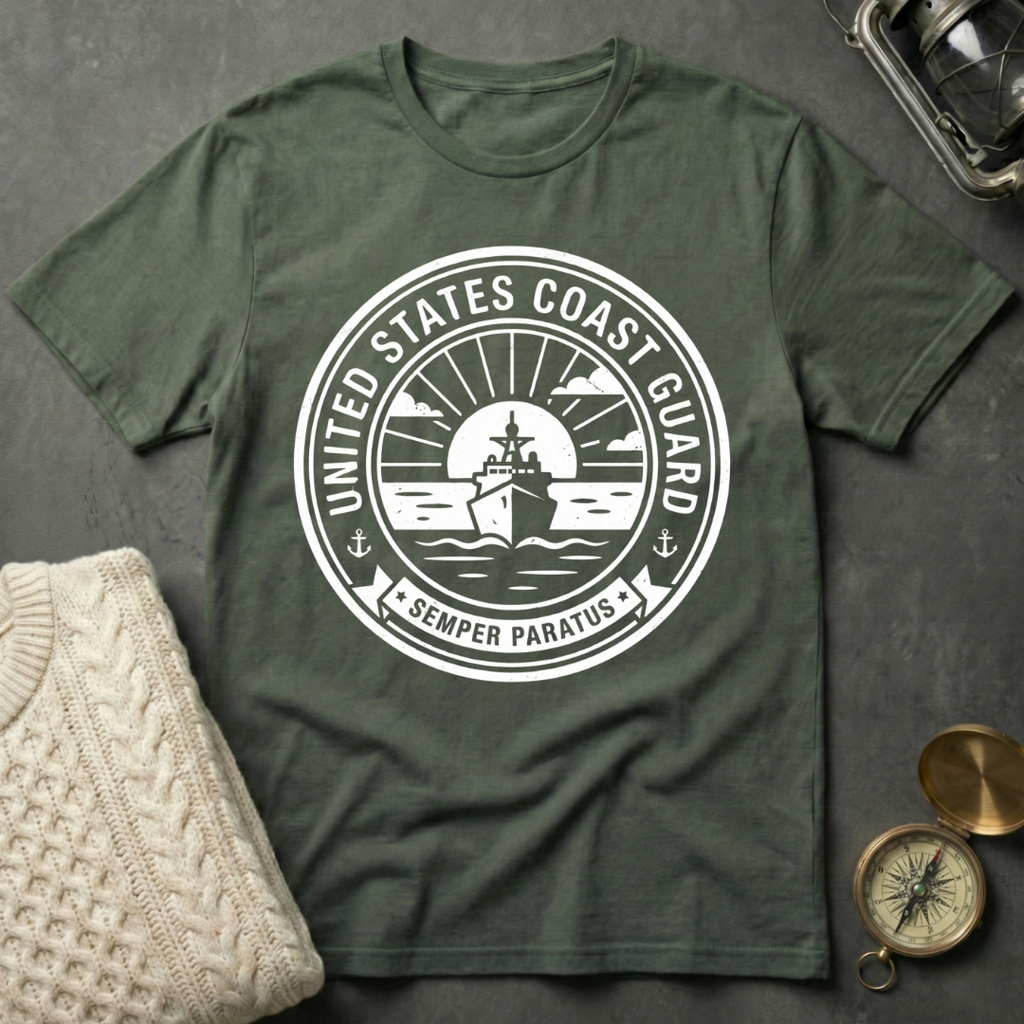 United States Coast Guard · Semper Paratus - Emblem T-Shirt