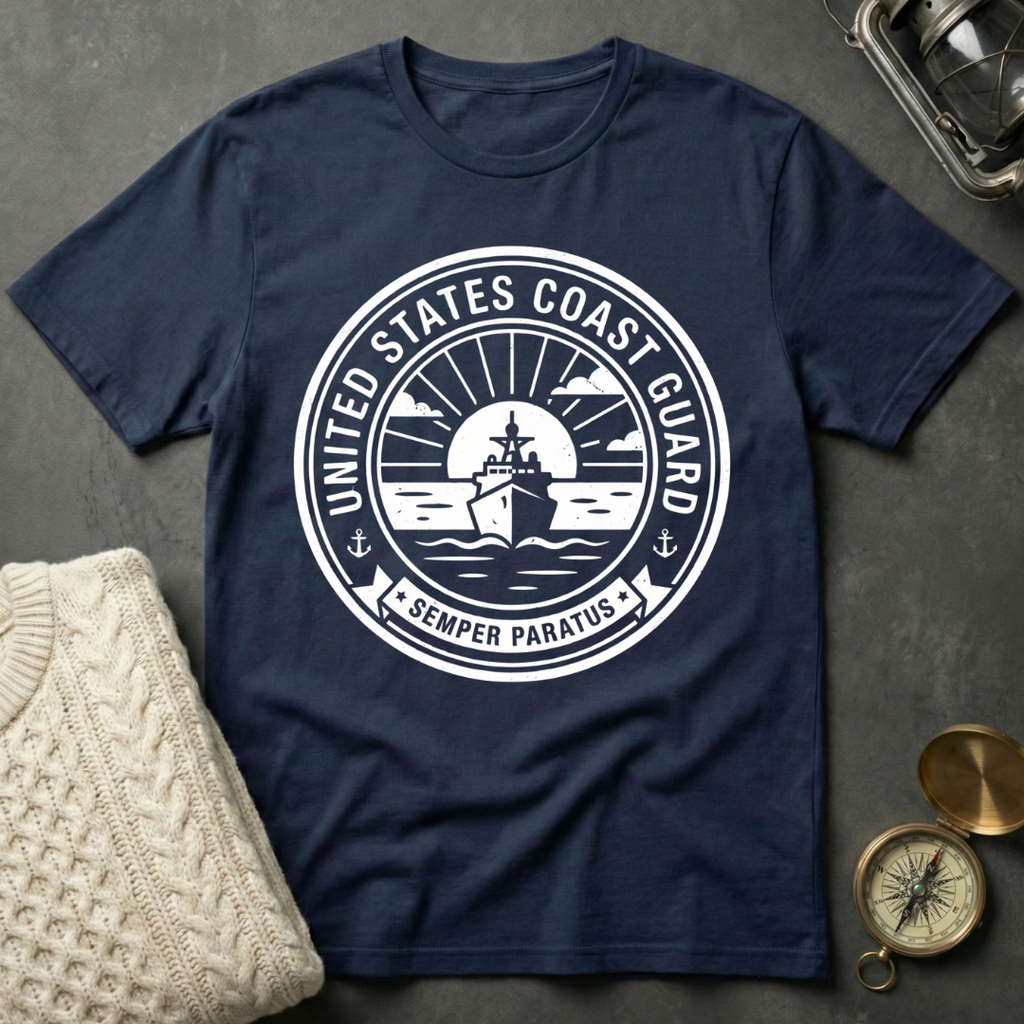 United States Coast Guard · Semper Paratus - Emblem T-Shirt