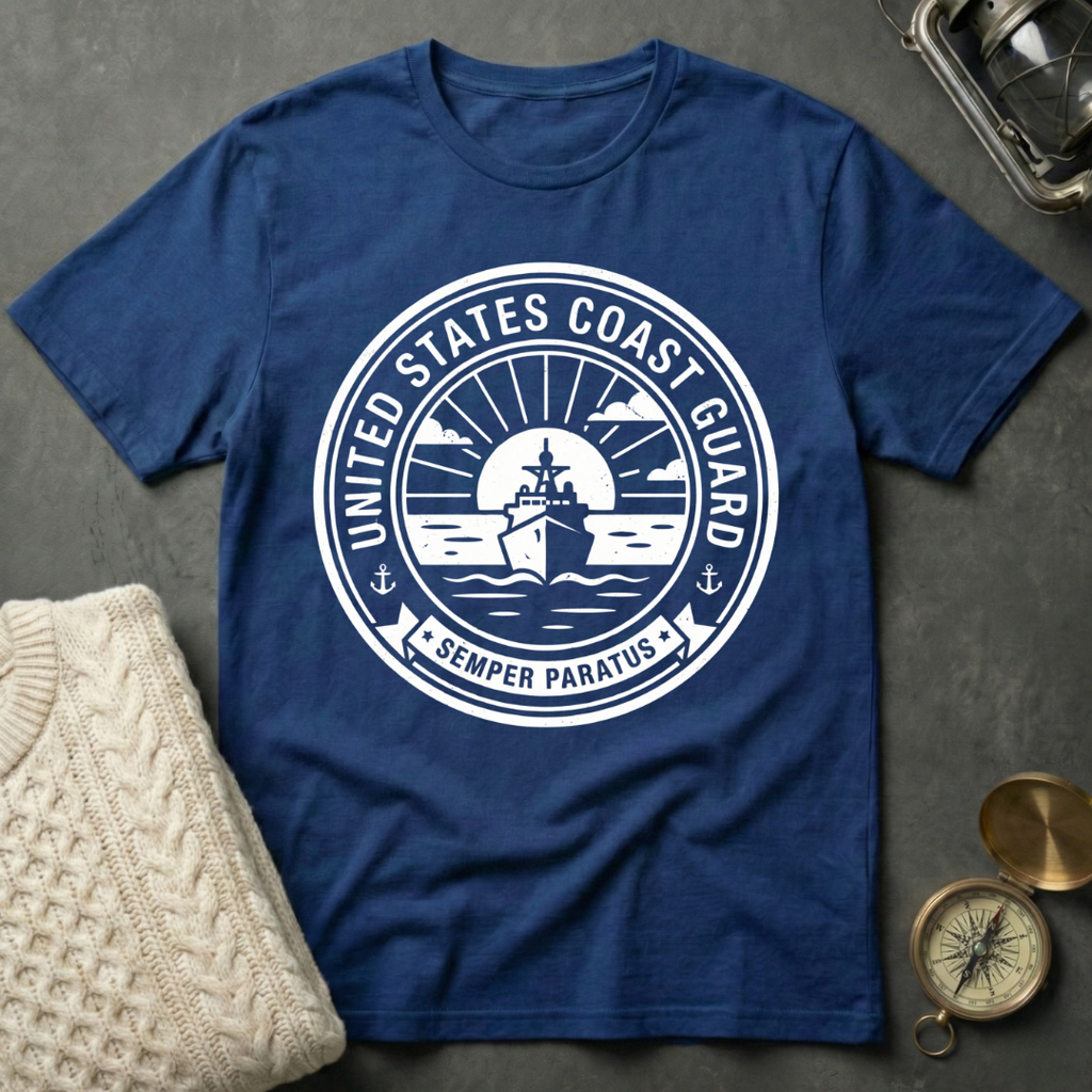 United States Coast Guard · Semper Paratus - Emblem T-Shirt
