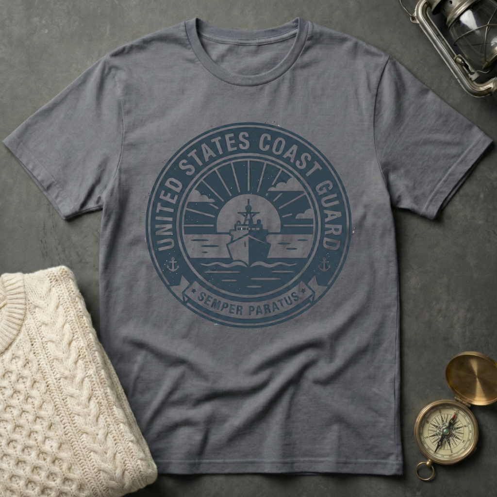United States Coast Guard · Semper Paratus - Emblem T-Shirt