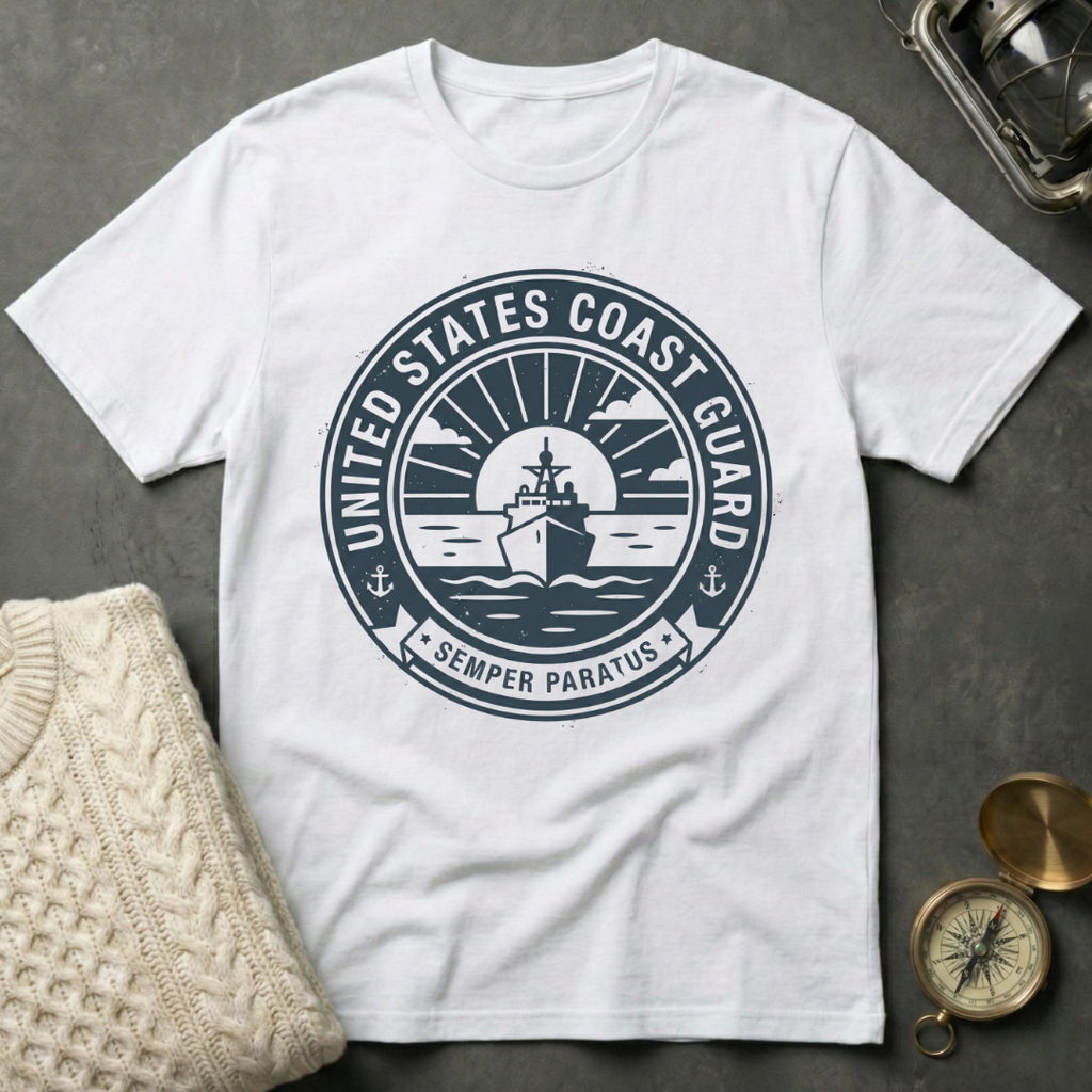 United States Coast Guard · Semper Paratus - Emblem T-Shirt